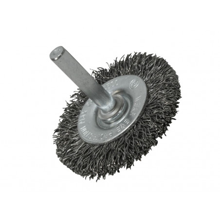 Wire Brush 50mm x 6mm Shank, 0.30 Wire