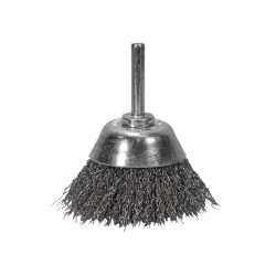 Wire Cup Brush 75mm x 6mm Shank, 0.30mm Wire