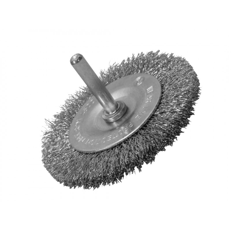 Wire Brush 75mm x 6mm Shank, 0.30 Wire Wire Brush 75mm x 6mm Shank, 0.30 Wire
