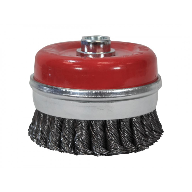 Wire Cup Brush Twist Knot 100mm M14x2, 0.50mm Steel Wire Wire Cup Brush Twist Knot 100mm M14x2, 0.50mm Steel Wire
