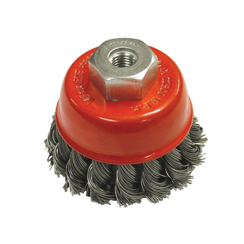 Wire Cup Brush Twist Knot 65mm M10x1.25, 0.50mm Steel Wire Wire Cup Brush Twist Knot 65mm M10x1.25, 0.50mm Steel Wire