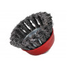 Wire Cup Brush Twist Knot 65mm M14x2, 0.50mm Steel Wire