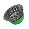 Wire Cup Brush Twist Knot 65mm M14x2, 0.50mm Stainless Steel Wire