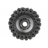 Wire Cup Brush Twist Knot 80mm M14x2, 0.50mm Steel Wire