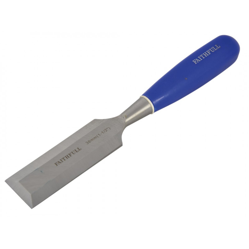 Bevel Edge Chisel Blue Grip 38mm (1.1/2in) Bevel Edge Chisel Blue Grip 38mm (1.1/2in)