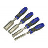Bevel Edge Butt Chisel Set, 4 Piece