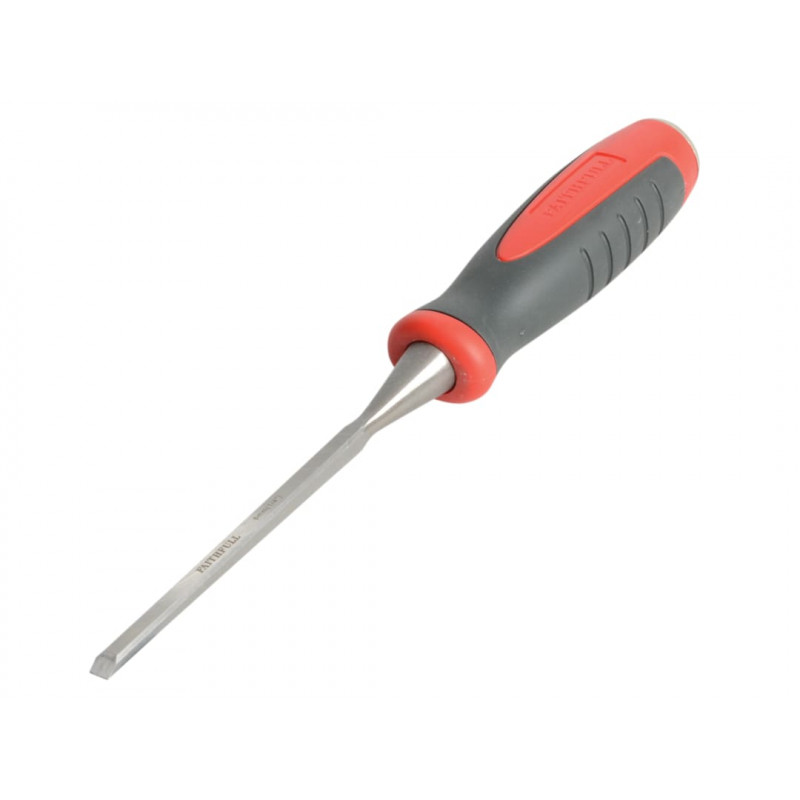 Bevel Edge Chisel Red Soft Grip 6mm (1/4in) Bevel Edge Chisel Red Soft Grip 6mm (1/4in)