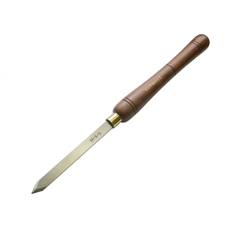 HSS Turning Chisel 15mm Diamond Point Scraper HSS Turning Chisel 15mm Diamond Point Scraper