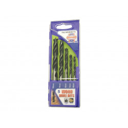 Lip & Spur Wood Drill Bit Set, 5 Piece