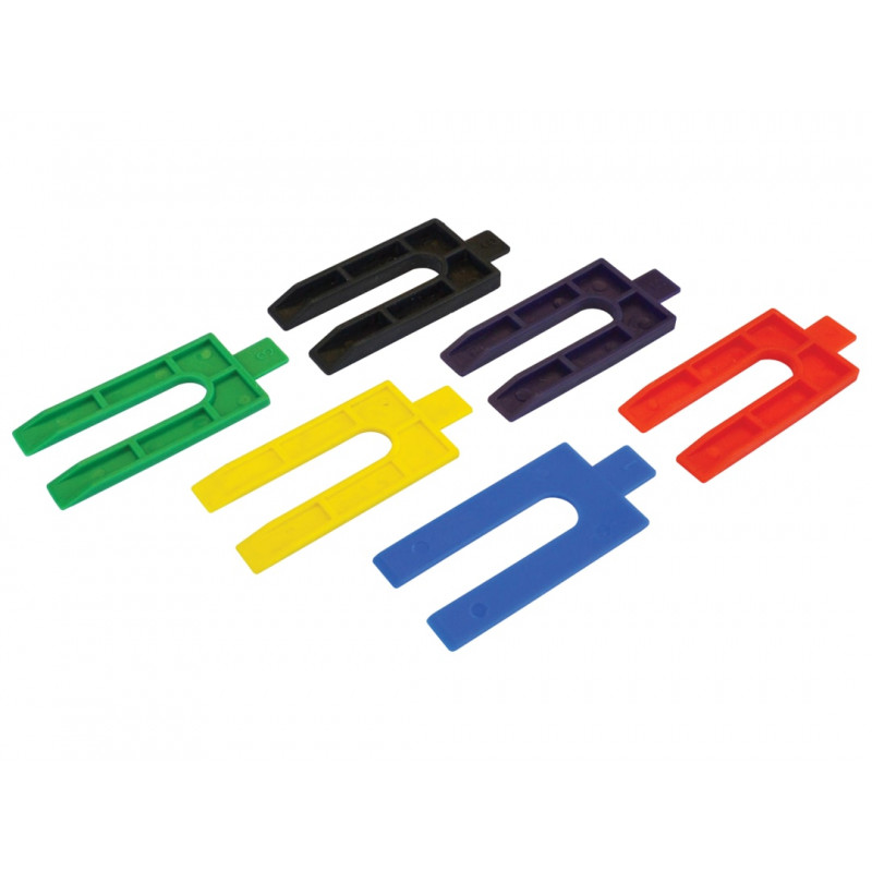 Plastic Packing Wedges Mixed (Pack 100) Plastic Packing Wedges Mixed (Pack 100)