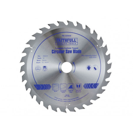 TCT Circular Saw Blade 254 x 30mm x 30T POS