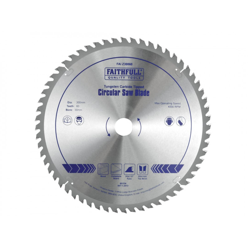 TCT Circular Saw Blade 300 x 30mm x 60T POS TCT Circular Saw Blade 300 x 30mm x 60T POS