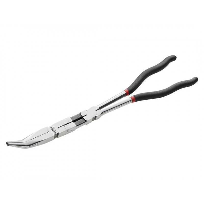 Double Jointed Extra Long Half-Round Nose Pliers 45° Angle 340mm Double Jointed Extra Long Half-Round Nose Pliers 45° Angle 340mm