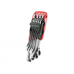 467B.JP10PB Ratchet Combination Wrench Set, 10 Piece