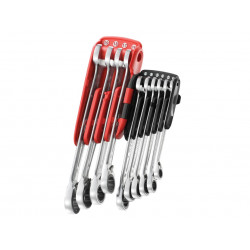 467B.JP10PB Ratchet Combination Wrench Set, 10 Piece
