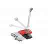 467B.JP10PB Ratchet Combination Wrench Set, 10 Piece