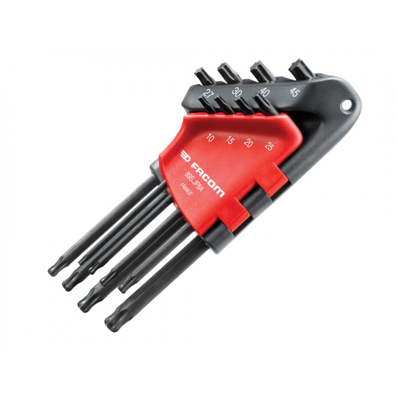 Long Metric Head TORX Hex Key Set of 8 (TX10-TX45) Long Metric Head TORX Hex Key Set of 8 (TX10-TX45)