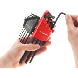 83H.JP9A Metric Hexagon Key Long Arm Set, 9 Piece