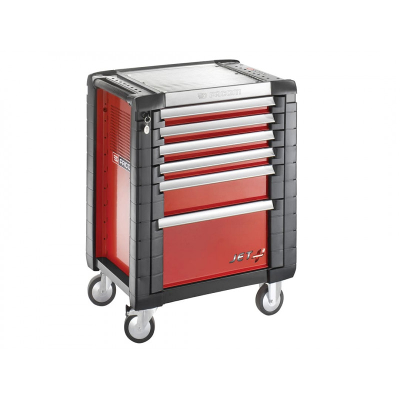Jet.6M3 Roller Cabinet 6 Drawer Red Jet.6M3 Roller Cabinet 6 Drawer Red