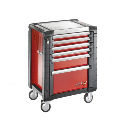 Jet.6M3 Roller Cabinet 6 Drawer Red