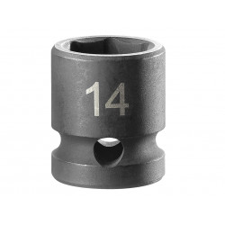 6-Point Stubby Impact Socket 1/2in Drive 14mm