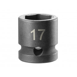 6-Point Stubby Impact Socket 1/2in Drive 17mm