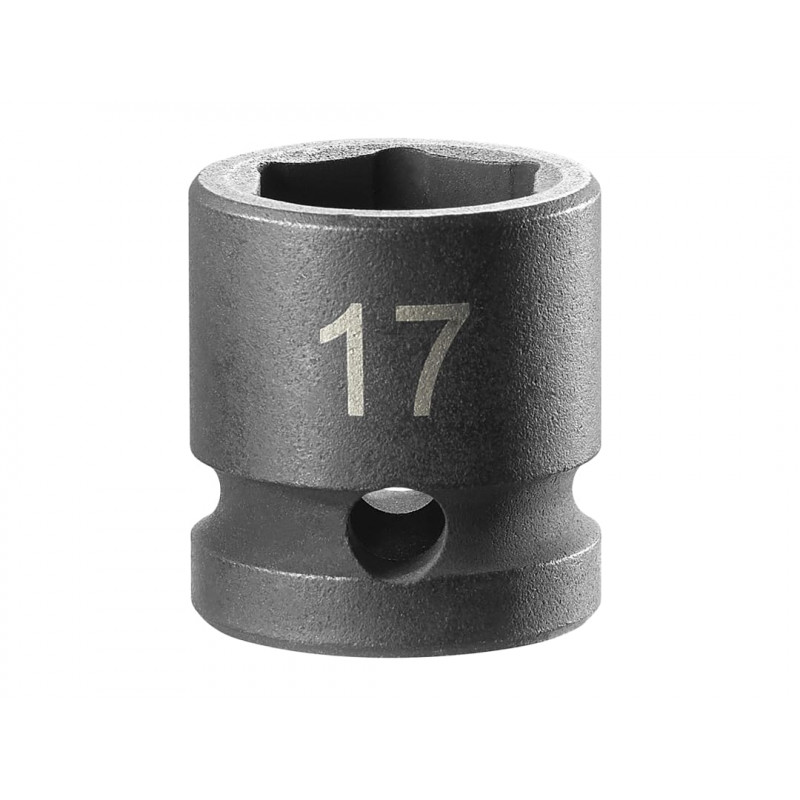 6-Point Stubby Impact Socket 1/2in Drive 17mm