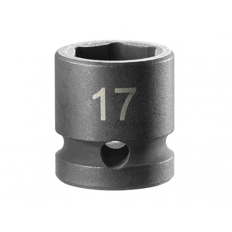 6-Point Stubby Impact Socket 1/2in Drive 17mm
