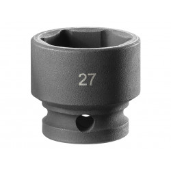 6-Point Stubby Impact Socket 1/2in Drive 27mm