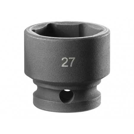 6-Point Stubby Impact Socket 1/2in Drive 27mm