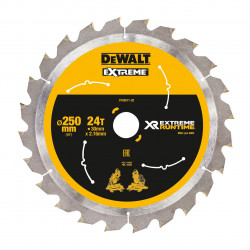 Dewalt DT99571 XR EXTREME Runtime Circular Saw Blade 250 × 30mm × 24T