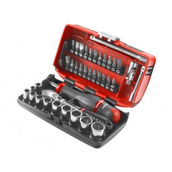 1/4in Drive Nano Socket Set, 38 Piece