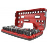 1/2in Drive 12-Point Detection Box Socket Set, 22 Piece