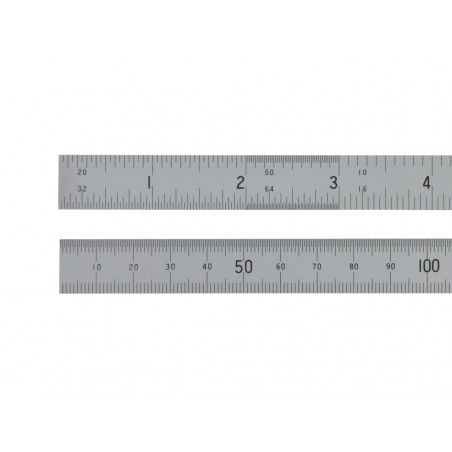 Satin Chrome Rule 150mm/6in