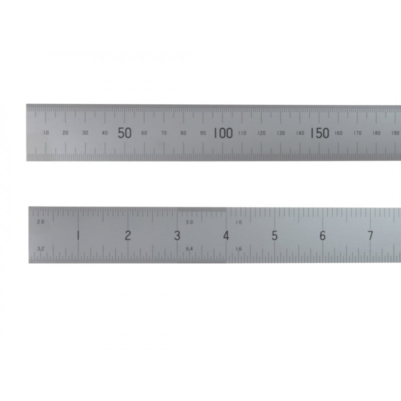 Satin Chrome Rule 600mm/24in Satin Chrome Rule 600mm/24in