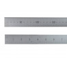 Satin Chrome Rule 1m/39in Marked to 36in