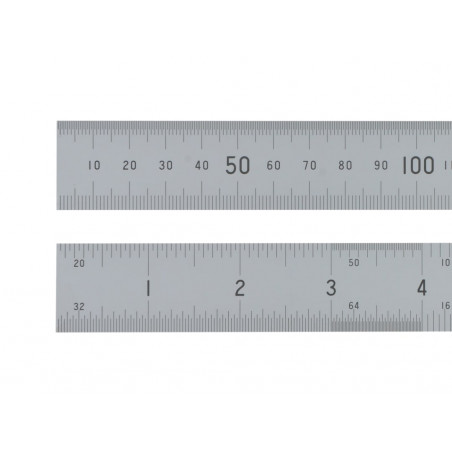 Satin Chrome Rule 300mm/12in