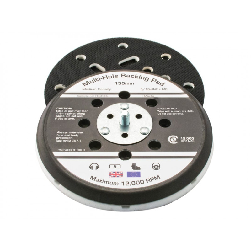 Dual Action Sander Pad 150mm GRIP® Multi 5/16 UNF +M8 Dual Action Sander Pad 150mm GRIP® Multi 5/16 UNF +M8