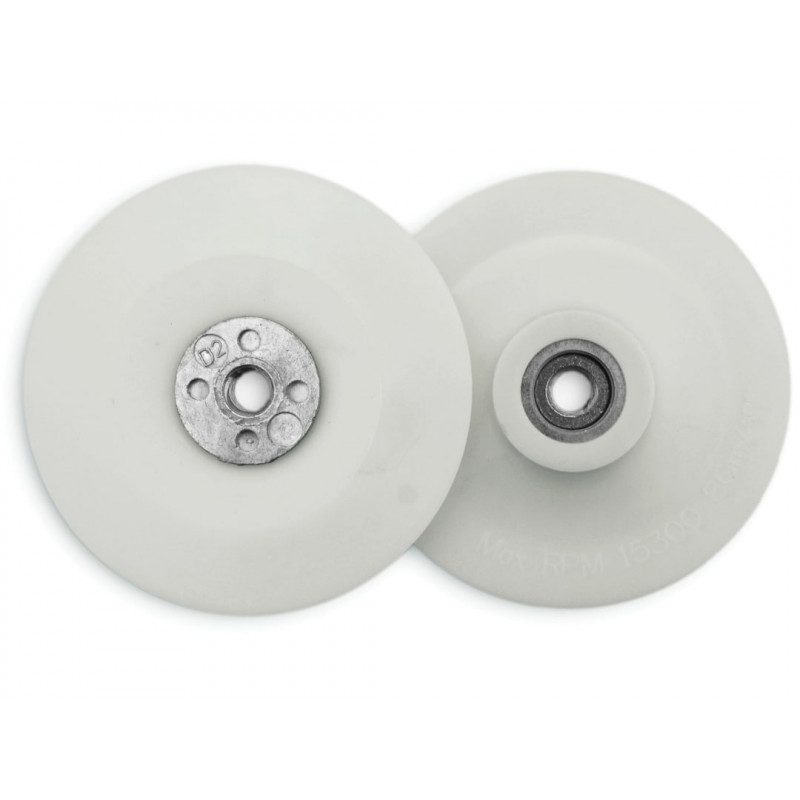 Angle Grinder Pad White 100mm (4in) M10 x 1.50 Makita Angle Grinder Pad White 100mm (4in) M10 x 1.50 Makita