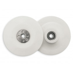Angle Grinder Pad White 100mm (4in) 3/8 x 24 UNF