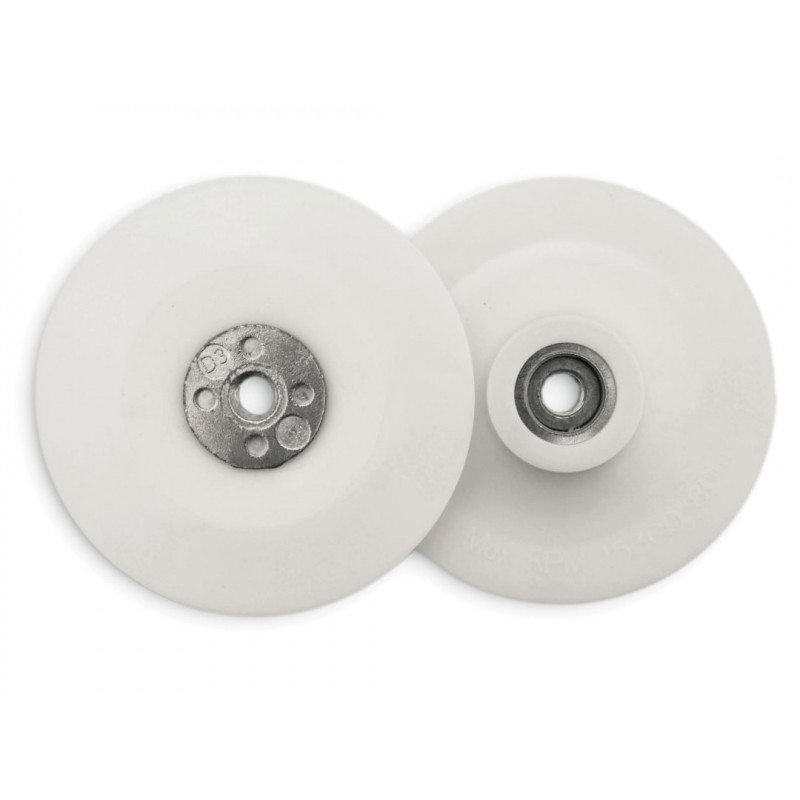 Angle Grinder Pad White 100mm (4in) 3/8 x 24 UNF Angle Grinder Pad White 100mm (4in) 3/8 x 24 UNF