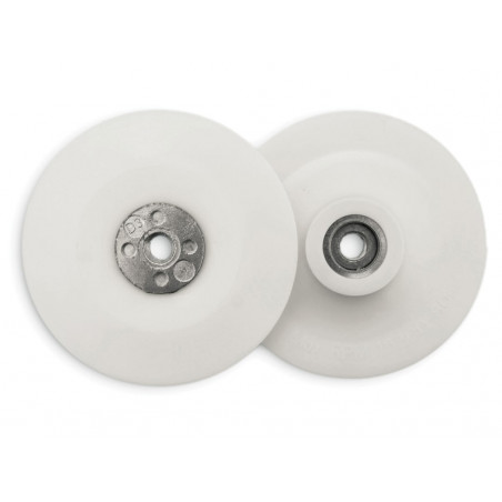 Angle Grinder Pad White 100mm (4in) 3/8 x 24 UNF