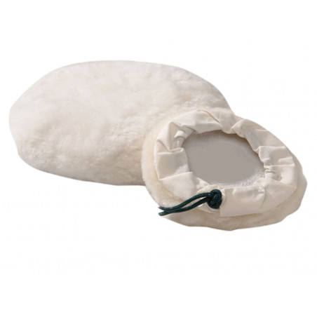 Tie-On Lambswool Bonnet 150mm (6in)