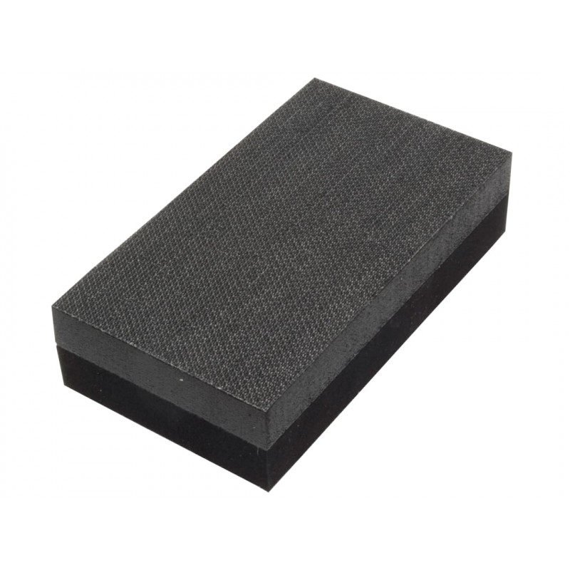 Hand Sanding Block Double Sided Medium/Hard 70 x 125mm Hand Sanding Block Double Sided Medium/Hard 70 x 125mm