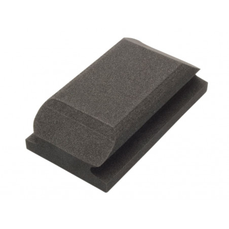 Hand Sanding Block Shaped Black 70 x 125mm