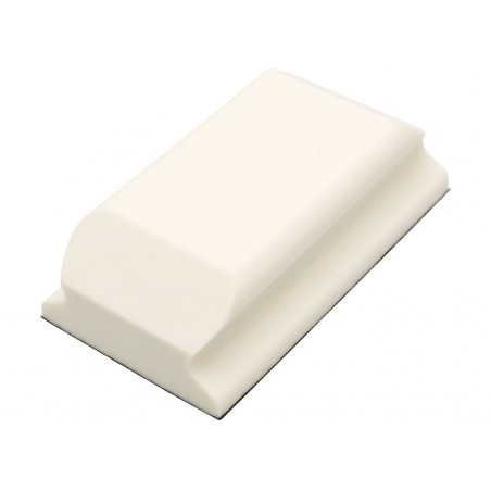 Hand Sanding Block Shaped White PUR GRIP® 70 x 125mm