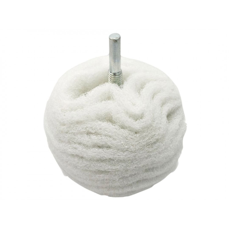 Scruff Ball 75mm / 3in White Non-Scratch