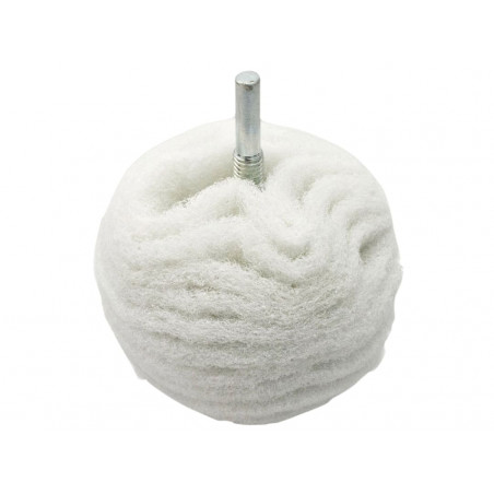 Scruff Ball 75mm / 3in White Non-Scratch