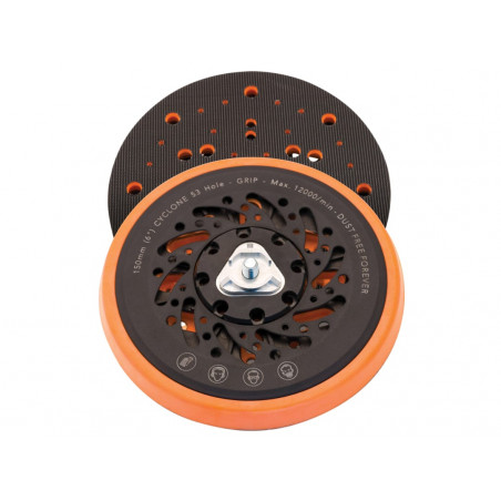Cyclone™ Backing Pad Medium 53 Hole 150mm