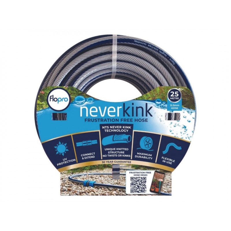 Flopro Never Kink Hose 25m + Coupling Connector Flopro Never Kink Hose 25m + Coupling Connector